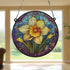 Daffodil Stained Glass Effect Suncatcher